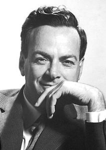 Professor Richard Feynman. Nobel prize and one of the forefathers of quantum computing.
