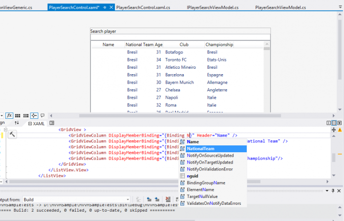 Resharper handles typed generic collections in databinding